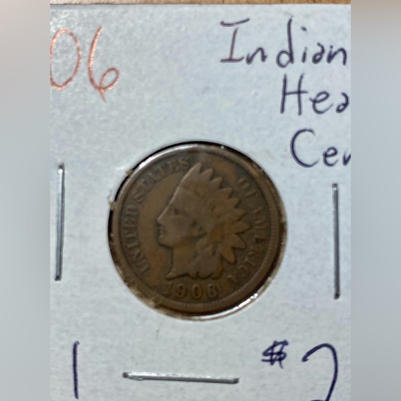 1906 Indian Head Wheat Penny - Picture 4 of 4